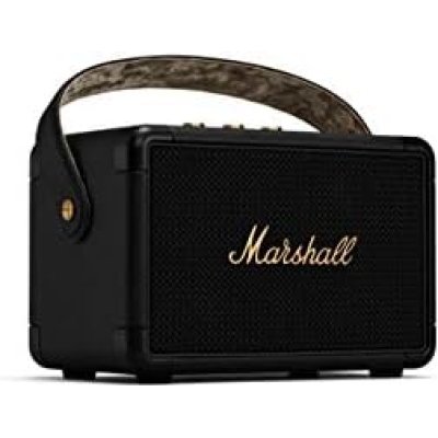 Marshall Kilburn II negro y latón altavoz portátil Bluetooth