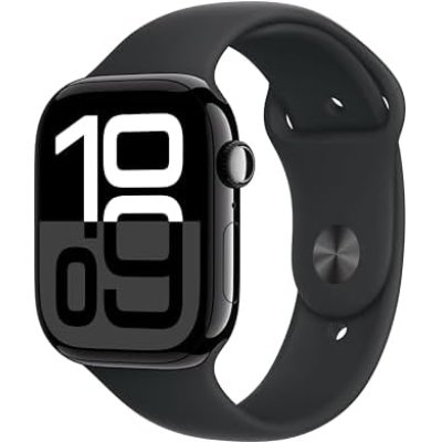 Apple Watch Series 10 GPS 46mm noir de jais aluminium