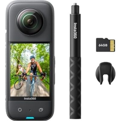 Insta360 X3 360 impermeable 5.7K vídeo 72MP fotos