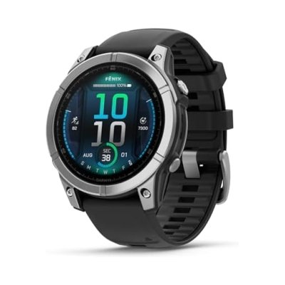Garmin fēnix E acero plateado 47mm GPS multideporte AMOLED