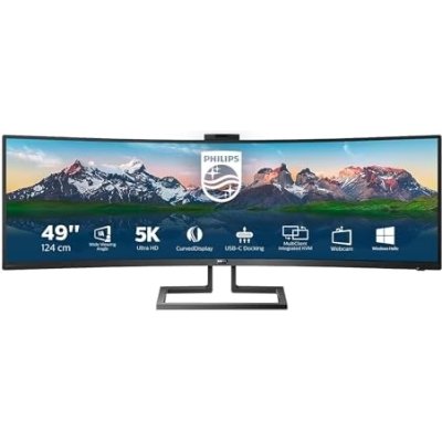 Philips 499P9H negro 49" Curved SuperWide 70Hz AdaptiveSync