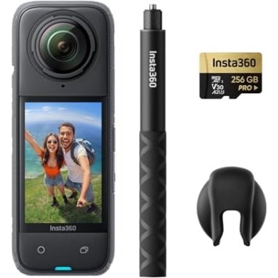 Insta360 X4 Get-Set paquete 8K 360 impermeable selfie stick invisible