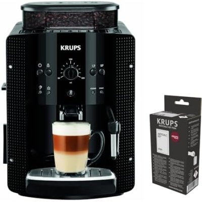 Krups Essential EA8108OM negra espumador de leche